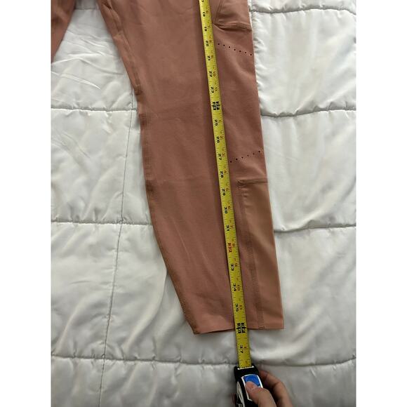 Nike High Waisted Power Pocket Lux Tight Fit Leggings Blush XXL - Picture 9 of 14